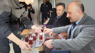 Konuta Yerleşen Adıyamanlı Depremzede Aile Birinci Konuğunu Ağırladı