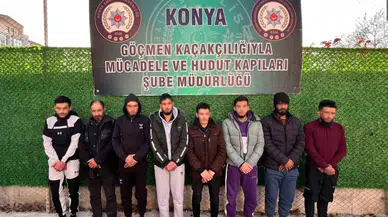 Konya’da 13 Sistemsiz Göçmen Yakalandı