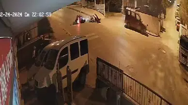 Kuşadası’nda 2 Motosiklet Baş Başa Çarpıştı... O Anlar Kamerada