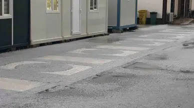 Malatya’da Dolu Yağışı Tesirli Oldu, Yollar Beyaza Büründü