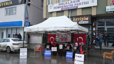 Muşlu Ailelerin Evlat Nöbeti Devam Ediyor