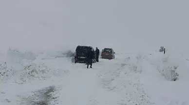 Muş’ta 18 Araç İçerisinde 53 Kişi Mahsur Kaldı