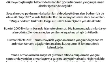 Orman Genel Müdürlüğünden, Midas’taki 3 Yıl Evvel Yanan Ormanlık Toprağa Ait Açıklama