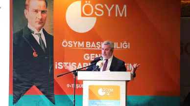 ÖSYM Lideri Prof. Dr. Ersoy: "Yapay Zeka ile Soru Üreteceğiz, Değerlendirmeler Yapacağız ve Bu Alanda Çok Kıymetli Bir Başlangıç Olacak"