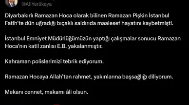 Ramazan Pişkin’in Katil Zanlısı Yakalandı