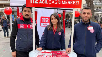 Sağlıkçılardan Vatandaşlara 112’ye ’Gereksiz Çağrı’ Bilgilendirmesi