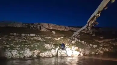 Şanlıurfa’da Beton Pompasının Hortumu ile Kurtarma Operasyonu