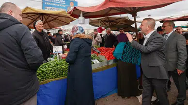 Sincan Belediye Lideri Ercan’dan Semt Pazarına Ziyaret