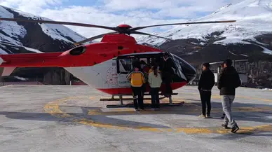 Şırnak ve Bahçesaray’da Ambulans Helikopter Bebek Hastalar İçin Havalandı