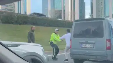 Şişli’de Hareketli Dakikalar Kameraya Yansıdı: Polise Saldırınca Havaya Ateş Açıldı