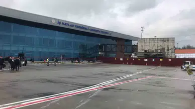 Trabzon Havalimanı’nda Yolcu Köprüsü Çalışmaları Sürüyor