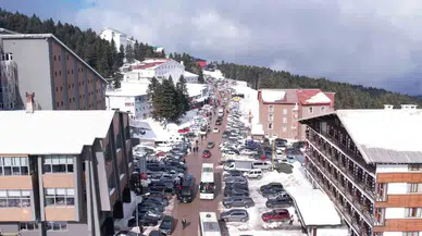 Uludağ’da Sömestr Sonu İzdihamı