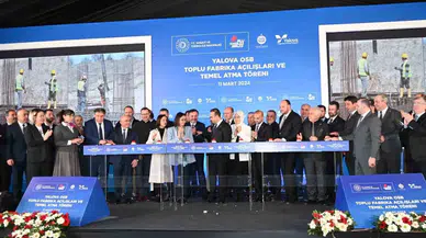 Bakan Kacır, Yalova Makine Osb’de Toplu Temel Atma ve Açılış Merasiminde Konuştu