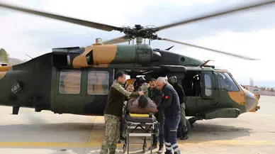 Şırnak’ta Kalp Krizi Geçiren Bir Vatandaş Askeri Helikopterle Hastaneye Ulaştırıldı