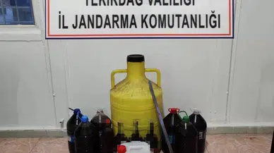 Tekirdağ’da 120 Litre Kaçak Alkol Ele Geçirildi