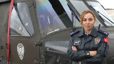 Türk Polis Teşkilatı’nın Bayan Pilotu 6 Yıldır Gökyüzünün Asayişini Sağlıyor