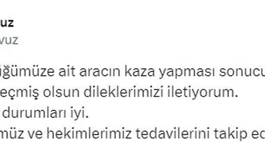 Vali Yavuz, Kaza Yapan Polislerin Sıhhat Durumlarının Güzel Olduğunu Açıkladı