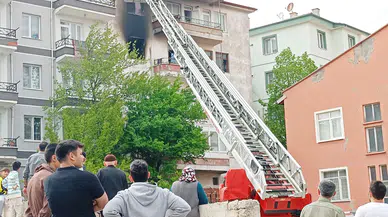 Apartmanda Yangın Çıktı