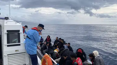 Ayvacık Açıklarında 29 Kaçak Göçmen Kurtarıldı