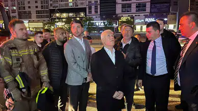Bursa’da İş Merkezinin Çatısı Alev Alev Yandı
