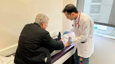 Kesileceği Söylenen Parmakları Ozon Tedavisi ile Kurtarıldı