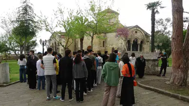 Trabzon’daki Ayasofya Camii’ne Ağır İlgi