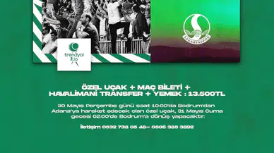 Bodrumspor’dan Adana’ya Özel Taraftar Uçağı