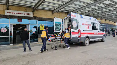 Düşerek Kafasını Çarpan Kişi Yaralandı