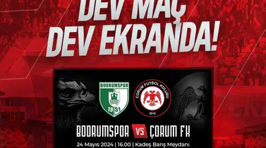 Haydi Çorum Birlikte Dev Ekranda Maç İzlemeye