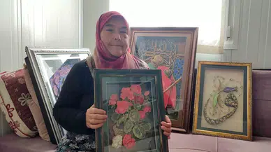 Depremzede Bayanın Tablo Tutkusu Geçim Kaynağı Oldu