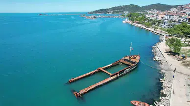 Fırtınada İkiye Bölünen Pallada Gemisi’nin Söküm Süreçleri Sürüyor