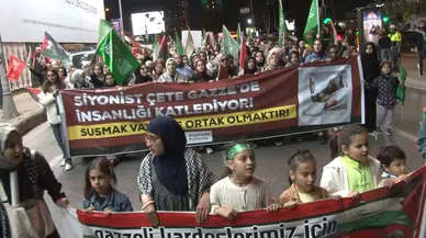 İsrail Başkonsolosluğu Önünde Protesto