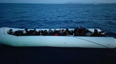 İzmir Açıklarında 34 Sistemsiz Göçmen Yakalandı