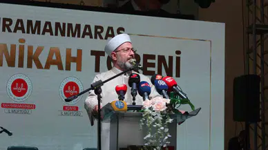 Kahramanmaraş’ta 100 Depremzede Çift İçin Toplu Nikah Merasimi Yapıldı
