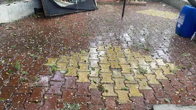 Kahramanmaraş’ta Fındık Büyüklüğünde Dolu Yağdı