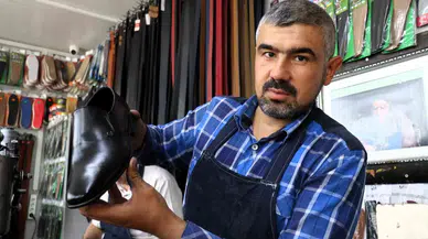 Malatyalı ’Ayakkabı Profesörü’nden, Cumhurbaşkanı Erdoğan’a Özel Ayakkabı