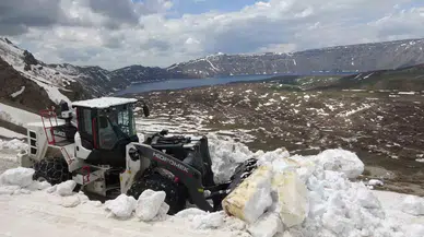 Nemrut Krater Gölünün Yolu Açılıyor
