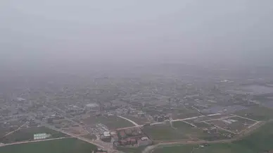 Tozun Tesirinde Kalan Adıyaman Havadan Görüntülendi