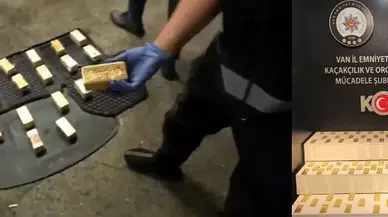 Van’da 94 Kilo Kaçak Altın Ele Geçirildi