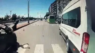 Yaya Geçidinde Araba Bu türlü Çarptı