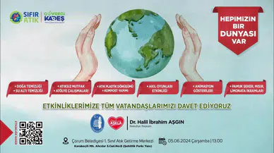 Belediyeden Çorumlulara Davet