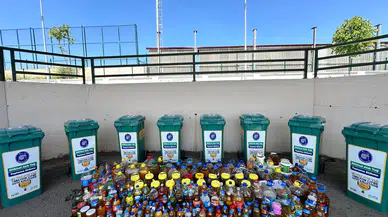 Çorum’da Bir Kadın Tek Başına 150 Kilogram Atık Yağ Topladı
