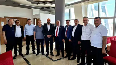 Esnaf Temsilcileri ÇESOB’ta Bayramlaştı