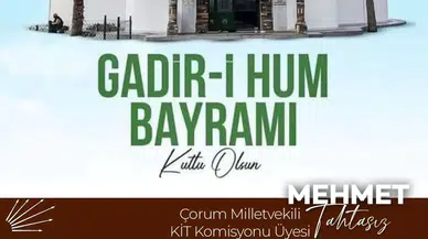 Gadir-i Hum Bayramını Kutladı