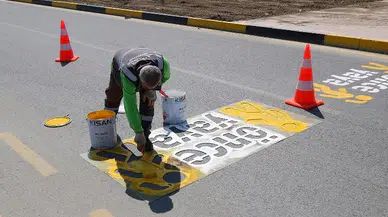 Kargı’daki Yol Çizgileri Yenilendi