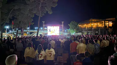 Osmancık’ta Meydanda Milli Maç Keyfi