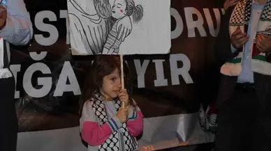 Ankara Filistin Dayanışma Platformu’ndan İsrail’in Refah’a Gerçekleştirdiği Taarruzlara Protesto Yürüyüşü