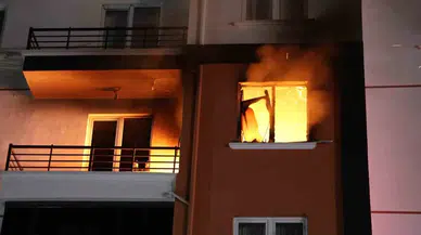 Eşiyle Tartışan Öfkeli Koca Konutunu Ateşe Verdi
