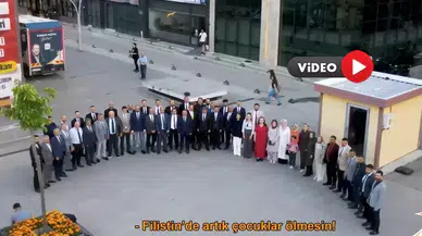 Filistin’deki Zulme Videoyla Dikkat Çektiler