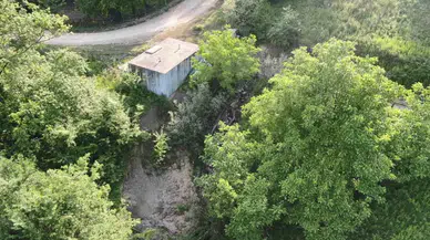 Köyün İçme Suyu Deposu Heyelan Tehlikesiyle Karşı Karşıya